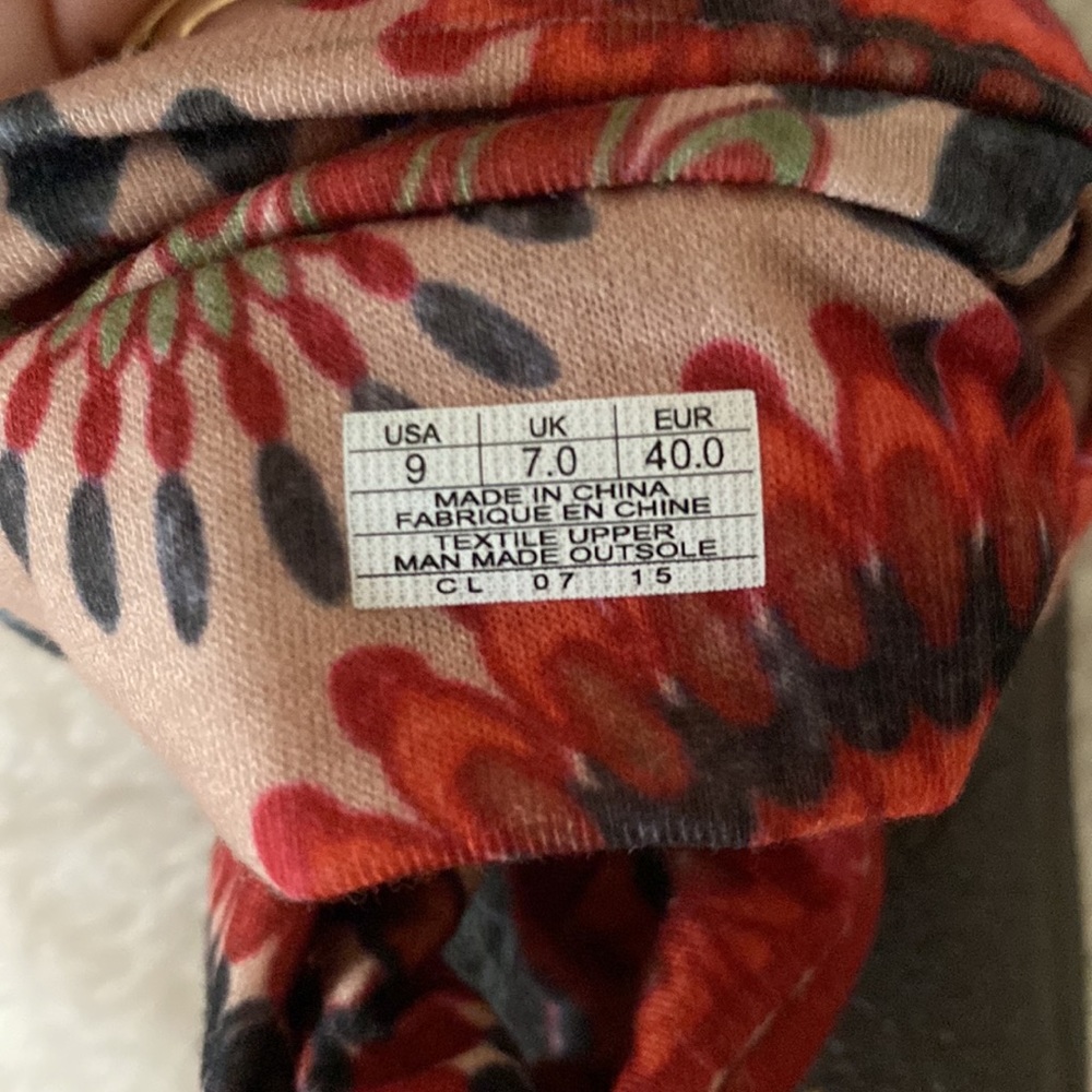 Sanuk slingback fabric yoga mat sandals size 9 - Picture 8 of 8